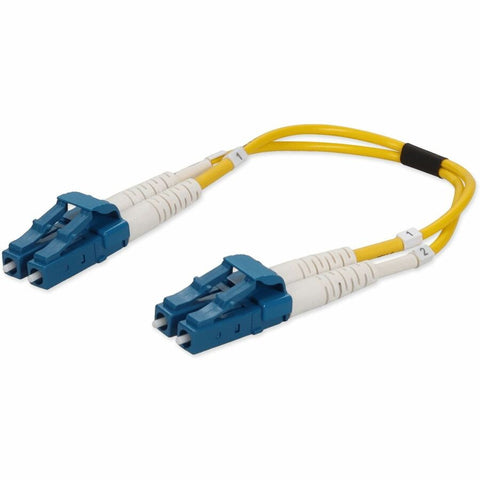 Add-on 0.15m Lc To Lc Yellow Os2 Duplex Ofnr (riser-rated) Smf Fiber Patch Cable