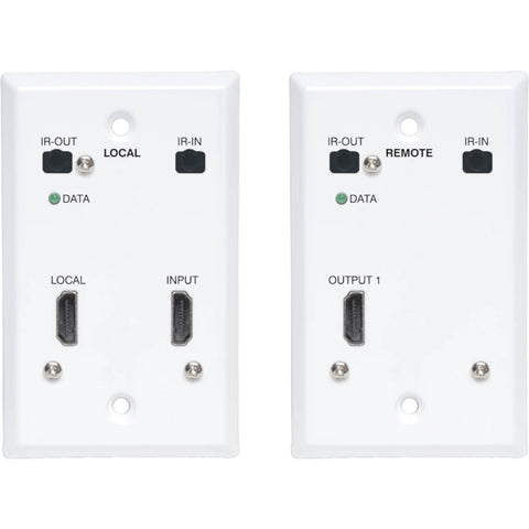 Eaton Tripp Lite Series Hdmi Over Cat6 Extender Kit, Wallplate, 4k 60hz, 4:4:4,
