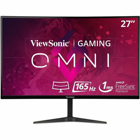 Viewsonic 27in 165hz Curved Gaming Monitor,1920x1080 Resolution,1ms Response Time.
