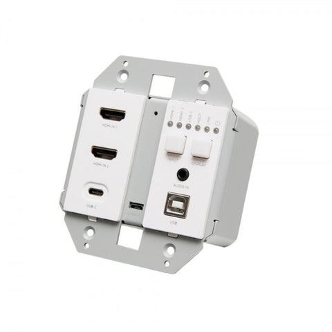 C2g Hdbaset Dual Hdmi Usbc Wall Plate Tx
