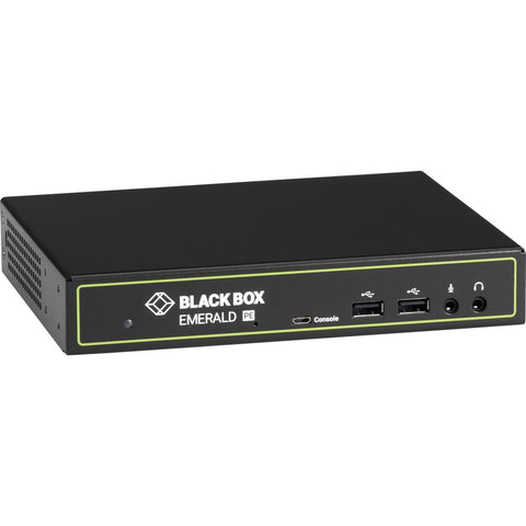 Black Box Kvm-over-ip Receiver - Single-monitor, Dvi-d, Usb 2.0, Audio, Poe, Dual Network