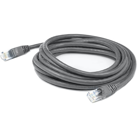 Add-on 5ft Gray Cat 6 Pvc Ethernet Cable Snagless Bubble Boot Rj-45 M/m
