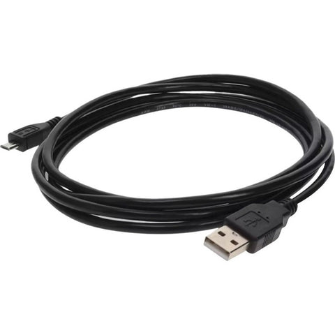 Add-on Addon 6ft Usb 2.0 (a) Male To Micro-usb 2.0 (b) Male Black Cable