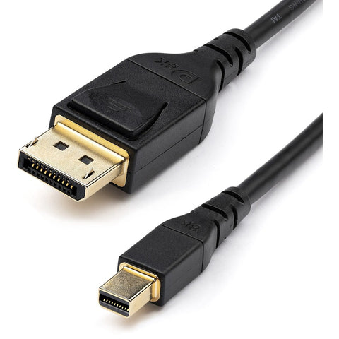 Startech 6ft 8k Mini Dp To Displayport 1.4 Cable