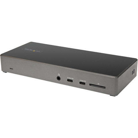 Startech Usb C Dock - Triple 4k Monitor Usb Type-c Docking Station - 100w Power Delivery