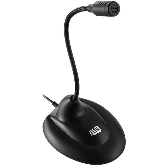 Adesso Usb  Desktop Omnidirectional , 360 Degrees Adjustable Gooseneck Microphon