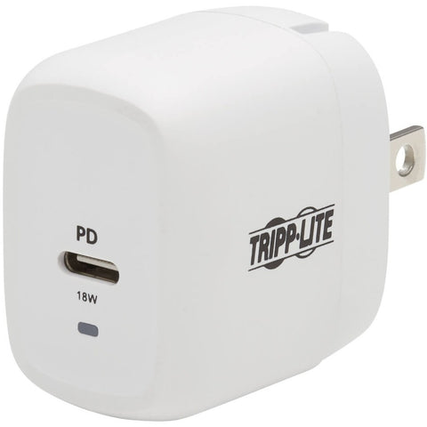 Eaton Tripp Lite Series Compact Usb-c Wall Charger With Usb-c To Lightning Cable