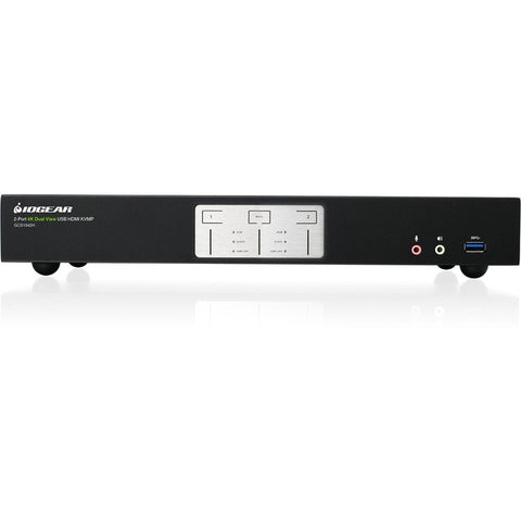 Iogear 2-port 4k Dual View Kvmp With Hdmi -taa Taa Compliant