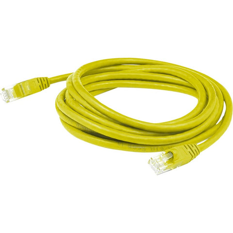 Add-on Addon 6ft Yellow Cat 6 Shielded Pvc Ethernet Cable Snagless Easy Clear Boot Rj-4