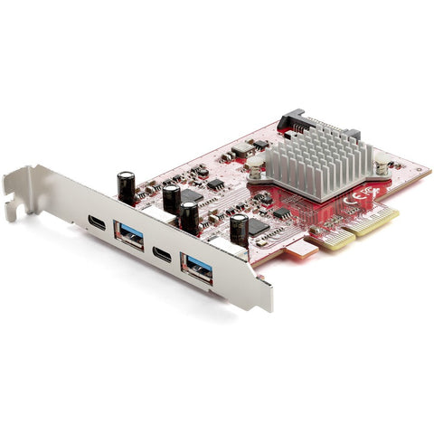Startech 4port Usb Pcie Card 10gbps Usb 3.1 2c/2a