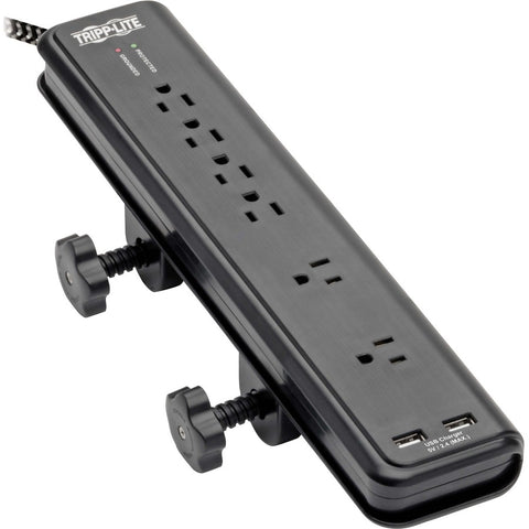 Eaton Tripp Lite Series Safe-it 6-outlet Surge Protector, 2 Usb Charging Ports,