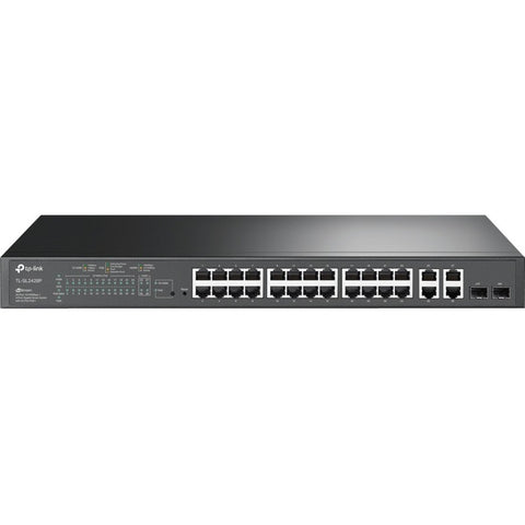 Tp-link Usa Corporation Jetstream 24-port 10/100mbps + 4-port Gigabit Smart Switch With 24-port Poe+