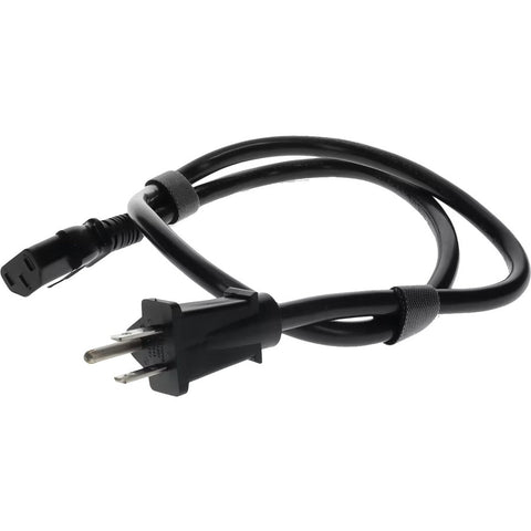 Add-on Addon 6ft Nema 5-15p Male To C13 Female 14awg 100-250v At 15a Black Power Cable