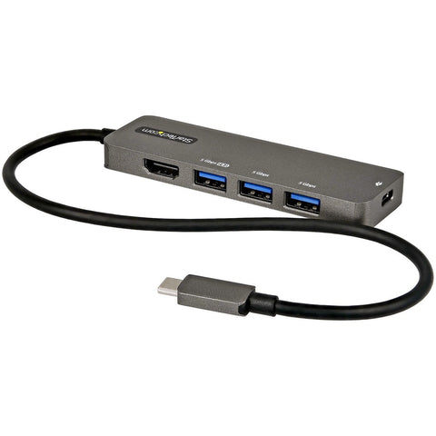 Startech Usb-c Multiport Adapter 4k 60hz Hdmi 2.0b (dp 1.4 Alt-mode) - Usb 3.0 Hub 5gbps