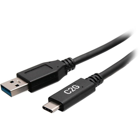 C2g 1ft Usb 3.0 Usb-c To Usb-a M/m Blk