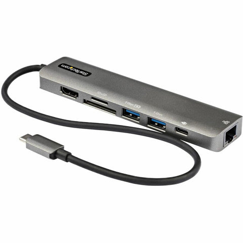 Startech Usb-c Multiport Adapter Hub,usb-c To 4k 60hz Hdmi,gigabit Ethernet And 100w Lapt