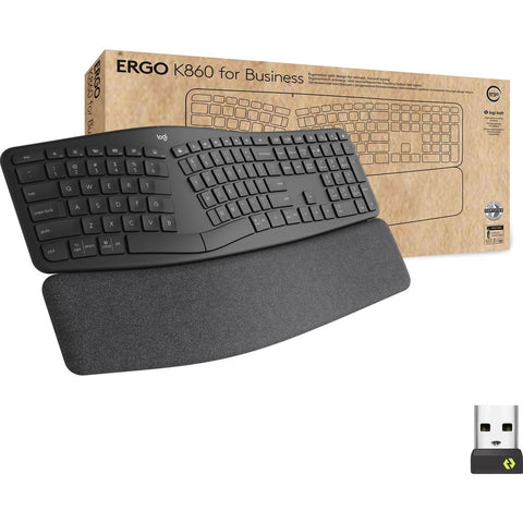 Logitech Keyboards And Desktops - Ergo K860 For Business - Graphite