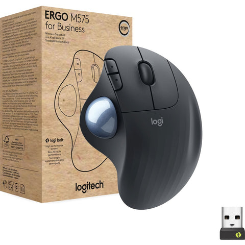 Logitech Mice -  Ergo M575 For Business - Graphite