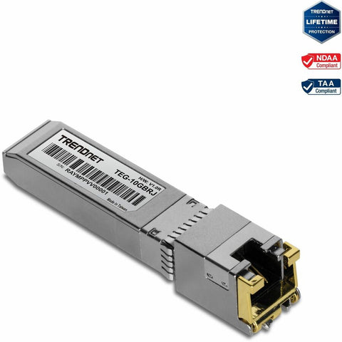 Trendnet Inc 10g Rj-45 Copper Sfp+ Module