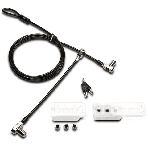 Kensington Computer Universal 3-in-1 Keyed Cable Lock - Twin Lockheads - Keyed Different