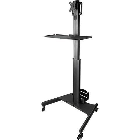 Startech Mobile Workstation Cart W/ Monitor Mount