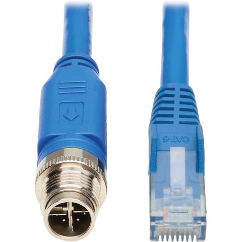 Eaton Tripp Lite Series M12 X-code Cat6 1g Utp Cmr-lp Ethernet Cable (m12 M/rj45