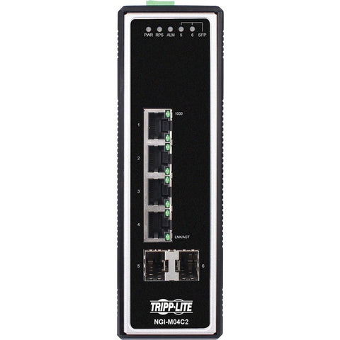 Eaton Tripp Lite Series 4-port Managed Industrial Gigabit Ethernet Switch - 10/1