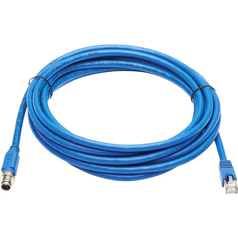 Eaton Tripp Lite Series M12 X-code Cat6a 10g F/utp Cmr-lp Shielded Ethernet Cabl