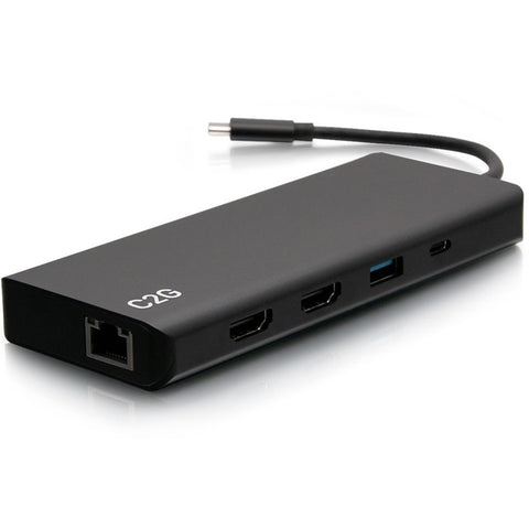 C2g Dual Video Docking With Rj45 W/65w Taa