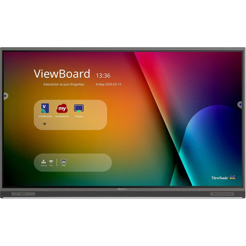 Viewsonic 86in Viewboard 4k Ultra Hd Interactive Flat Panel Display With Integrated Microp