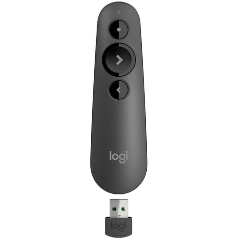 Logitech R500s Presenter Bluetooth And Usb Presentation Clicker - Graphite