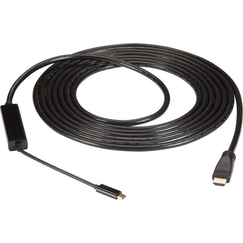 Black Box Usb-c Adapter Cable - Usb-c To Hdmi 2.0 Active Adapter, 4k60, Hdcp 2.2, Dp 1.2 A
