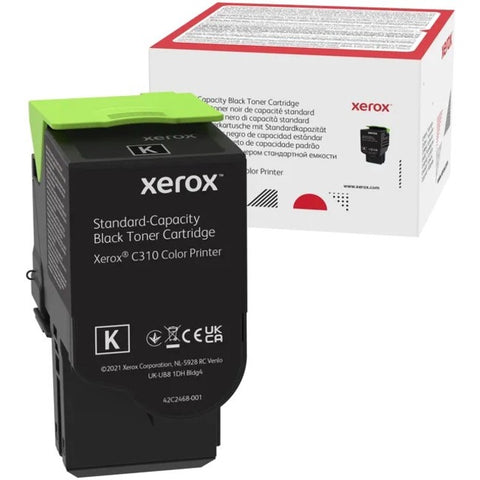 Genuine Xerox Black Standard Capacity Toner Cartridge, Xerox C310 Color Printer,