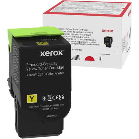 Genuine Xerox Yellow Standard Capacity Toner Cartridge, Xerox C310 Color Printer