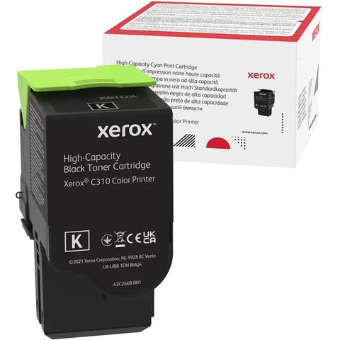 Genuine Xerox Black High Capacity Toner Cartridge, Xerox C310 & C315 Color Print
