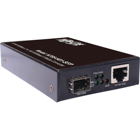 Eaton Tripp Lite Series Hardened Gigabit Fiber To Ethernet Media Converter, 10/1