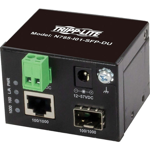 Eaton Tripp Lite Series Unmanaged Industrial Gigabit Fiber To Ethernet Media Con