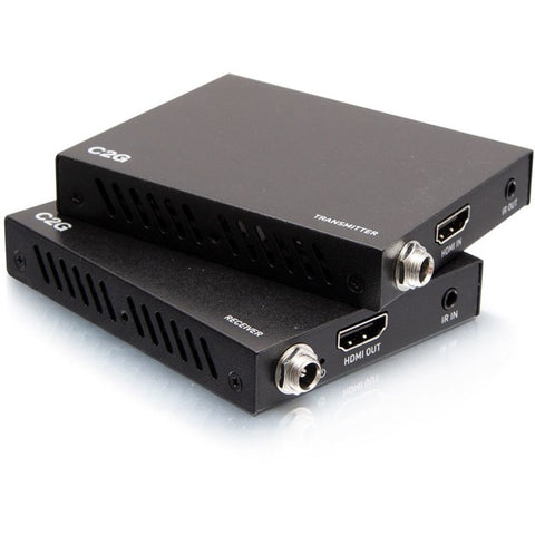 C2g Hdmi Over Cat Extender Box Transmitter To Box Receiver - 4k 60hz - Black - 5-yea