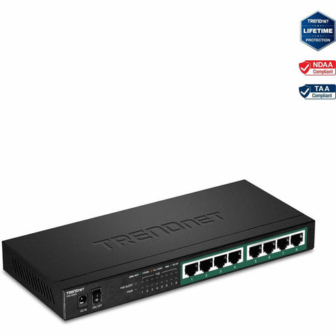 Trendnet Inc 8-port Gigabit Poe+ Switch (65w)