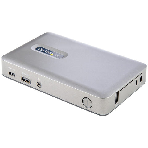 Startech Usb C Mini Dock With Dp 1.2 4k 30hz Or Vga/3x Usb-a 5gbps/bc 1.2/1x Usb-c 5gbps