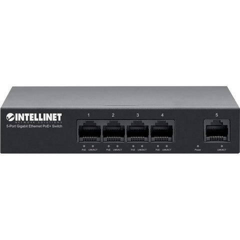 Intellinet 5-port Gigabit Ethernet Poe+ Switch
