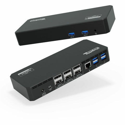 Plugable Technologies Plugable Usb-c Docking Station, 4k Triple Monitors, 100w Laptop Charging - Get C