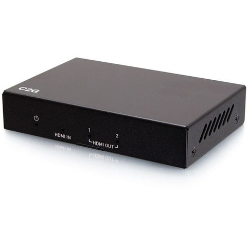 C2g 2-port Hdmi Distribution Amplifier Splitter - 4k 60hz - Hdr - 7.1 Audio