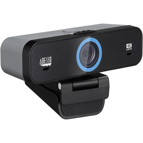 Adesso Innovation Inc 4k Ultra Hd Fixed Focus Usb Webcam With Adjustable Field Of View Angle, Built-in