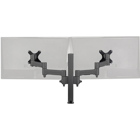 Atdec Pty Ltd Atdec Modular Dual Display Mount, Flat Screens Up To 26.5 Lbs, Curved Screens Up