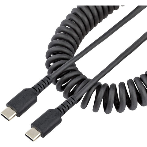 Startech 3ft Usb C Charging Cable Coiled M/m