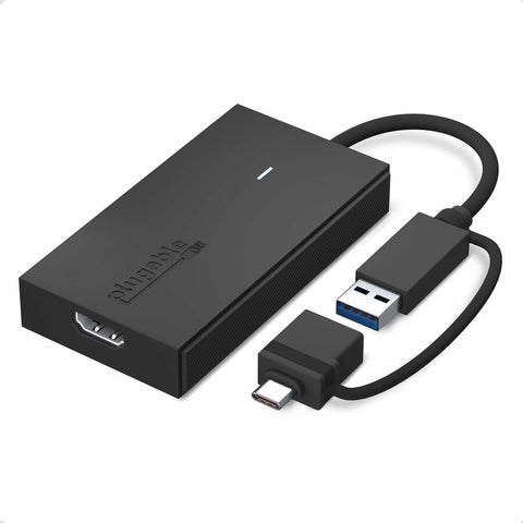 Plugable Technologies Plugable Usb C Or Usb 3.0 To Hdmi Adapter, Universal Video Graphics Adapter For