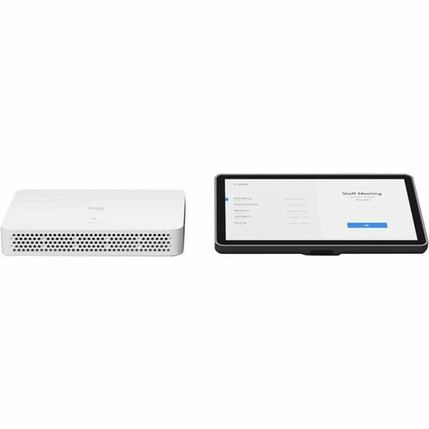 Logitech Roommate + Tap Ip Graphite Appliance Bundle For Large Video Meeting Rooms Zoom,