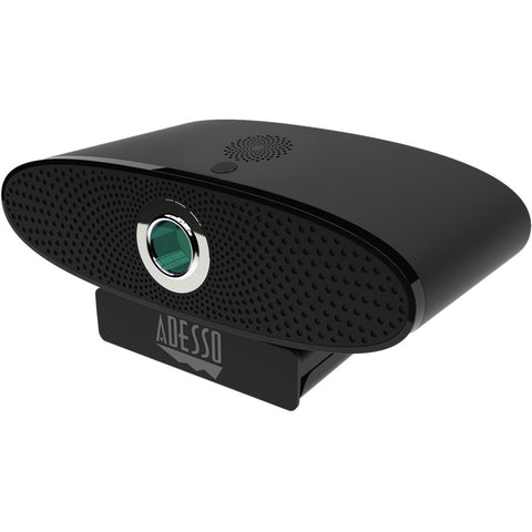 Adesso Innovation Inc 4k Ultra Hd Usb Webcam With 4x Zoom, With Built-in 3w-2 Speaker, Microphone, Adj