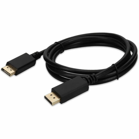 Add-on Addon 6ft Displayport Male To Male Black Cable Max Resolution Up To 3840x2160 (4